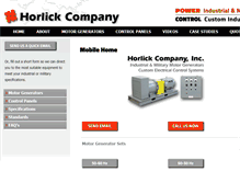 Tablet Screenshot of horlick.com